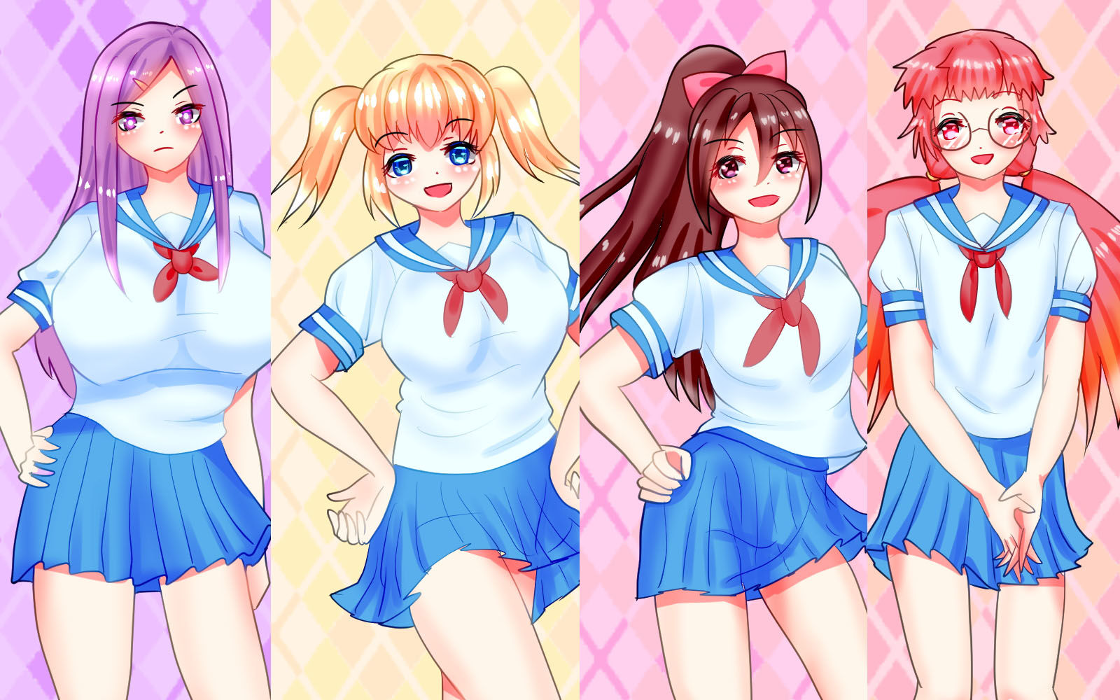 サンプル画像6:ふたなり巨乳先輩が後輩達を食い荒らすエロ漫画(永久恋愛りんごTea) [d_181449]