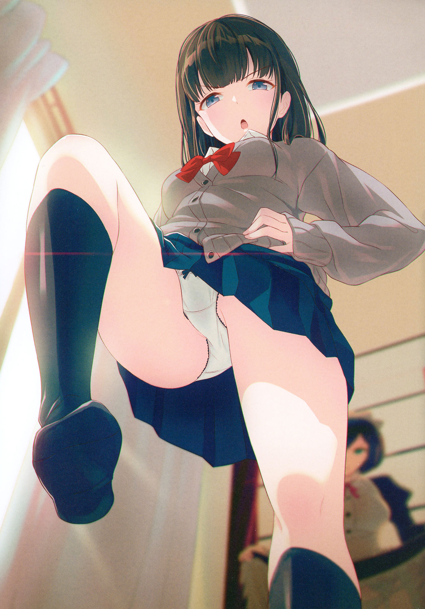 サンプル画像2:嫌な顔されながらおパンツ見せてもらいたい漫画(アニマルマシーン) [d_182251]