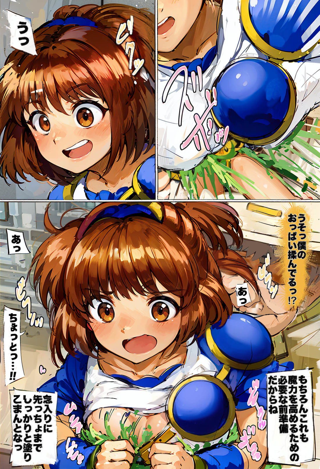 サンプル画像5:性事情を知らない-アルル・○ジャ -処女膜貫通- あやしい神父から性行為による魔術伝承(サークルイタク) [d_182894]