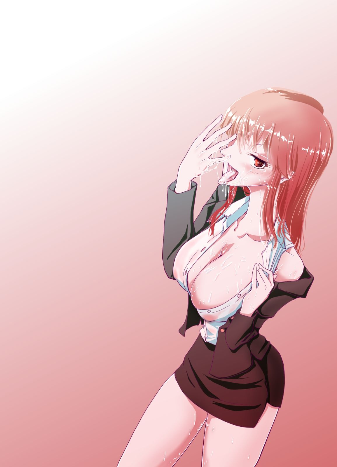 サンプル画像2:『おクチ』が上手い営業担当の由美子さん(ゆっくりング) [d_183006]