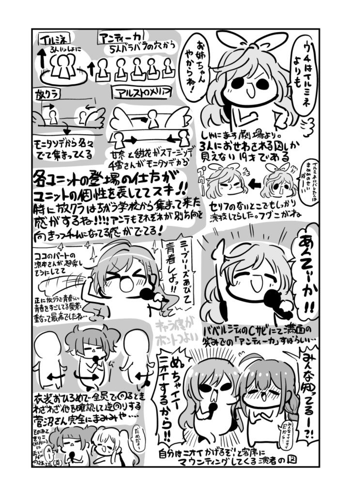 サンプル画像2:シャニマスライブレポート 1stLIVE(キノコの森) [d_183718]