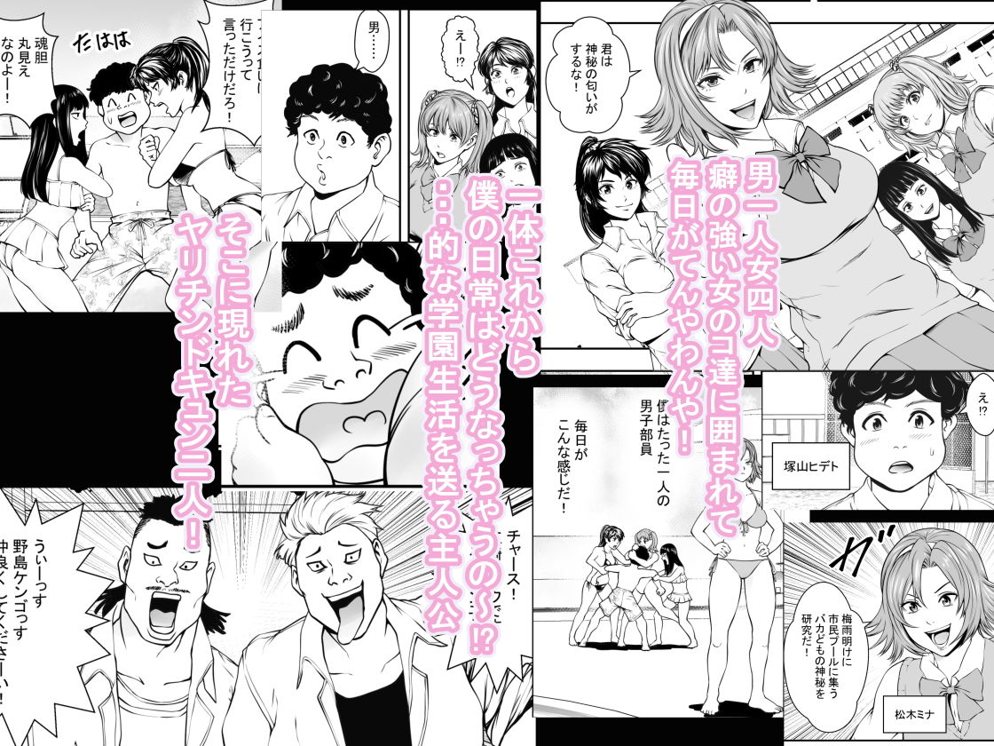 サンプル画像1:学園ハーレムVSヤリチンDQN(フリーダムプロフェット) [d_183886]