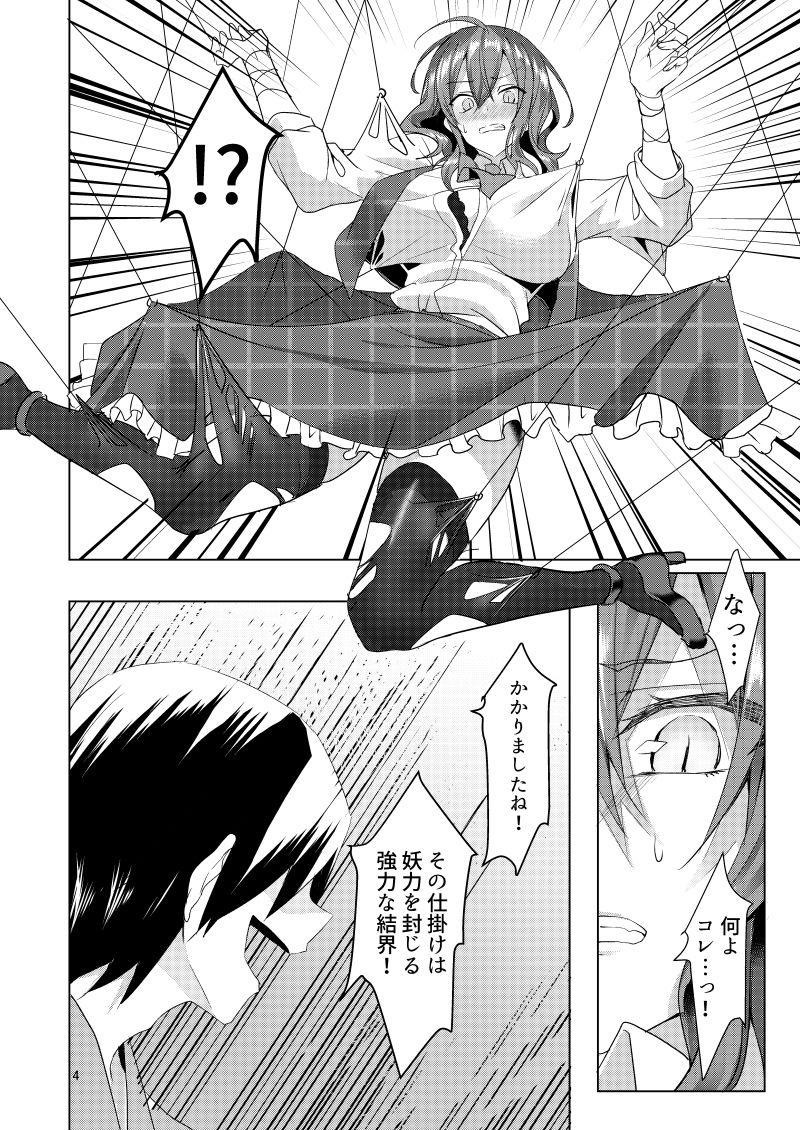 サンプル画像2:風見幽香 on the ワイヤートラップ(NERCO) [d_184729]