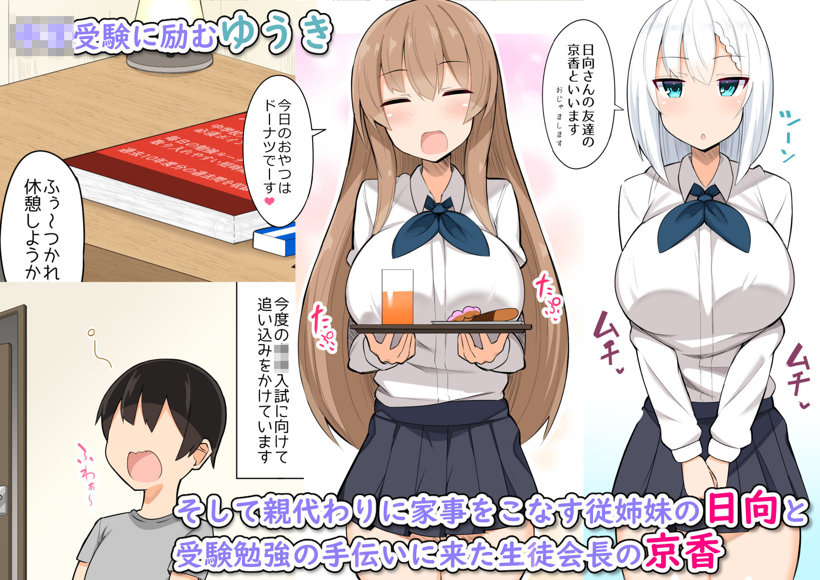 サンプル画像1:お姉ちゃんた達とあまあま受験勉強(ふらいでぃっしゅ) [d_184836]