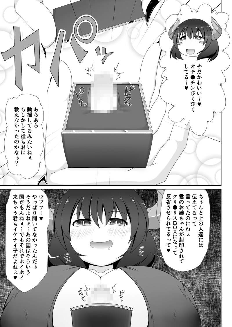 精霊の加護の力で何度も復活できるはずだった勇者は魔王によってチ●ポBOXにされてしまいました