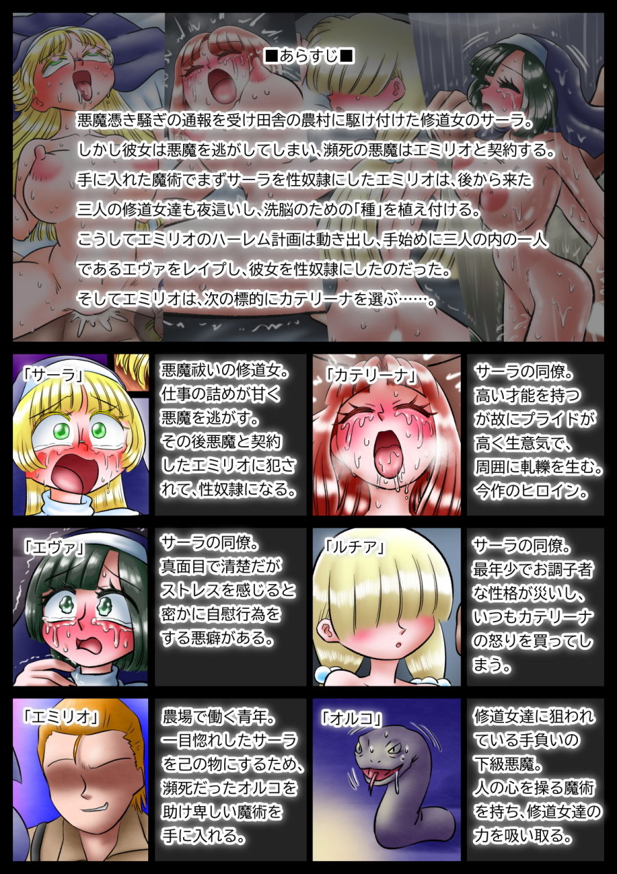 サンプル画像3:修道女と魔を宿す者・第五章(切傷甲) [d_185055]