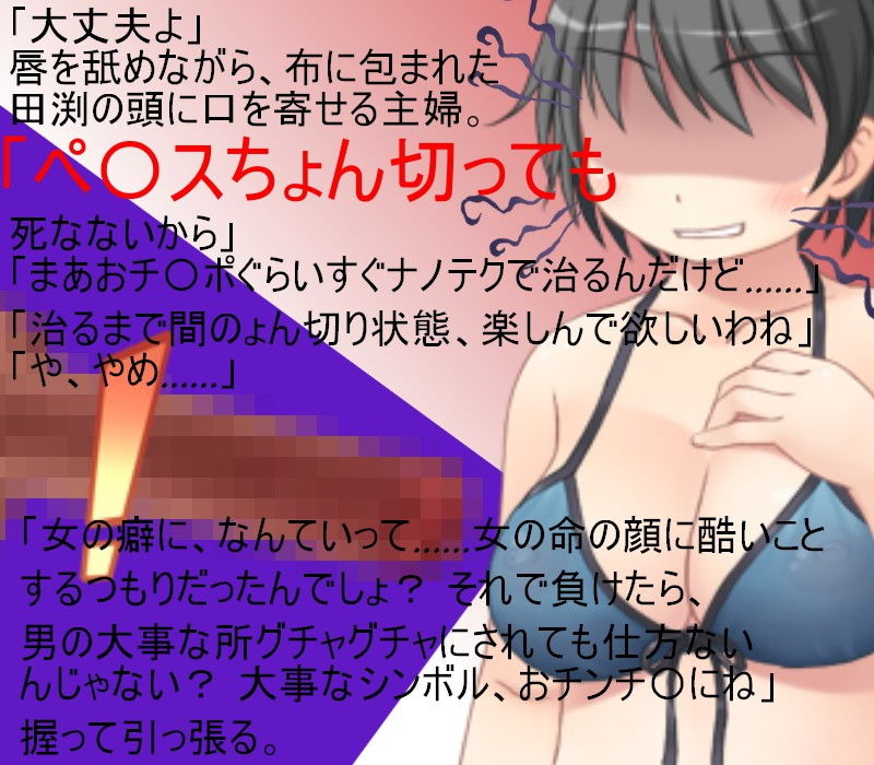 サンプル画像3:男女対抗、去勢地下闘技場2 強豪男性ボクサー対普通の主婦複数！圧倒的フィジカルを誇る男を襲う容赦なきキ〇タマ攻撃！【金責め】【CFNM】【ミックスファイト】(うさロボ屋) [d_185207]