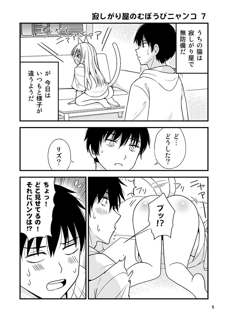 サンプル画像1:寂しがり屋のむぼうびニャンコ 2(二十極秘屋) [d_187373]