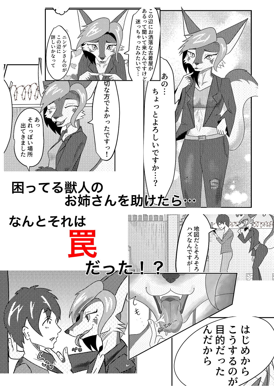 サンプル画像1:ケモノお姉さんに痴女られたいっ！！(月化香) [d_187912]