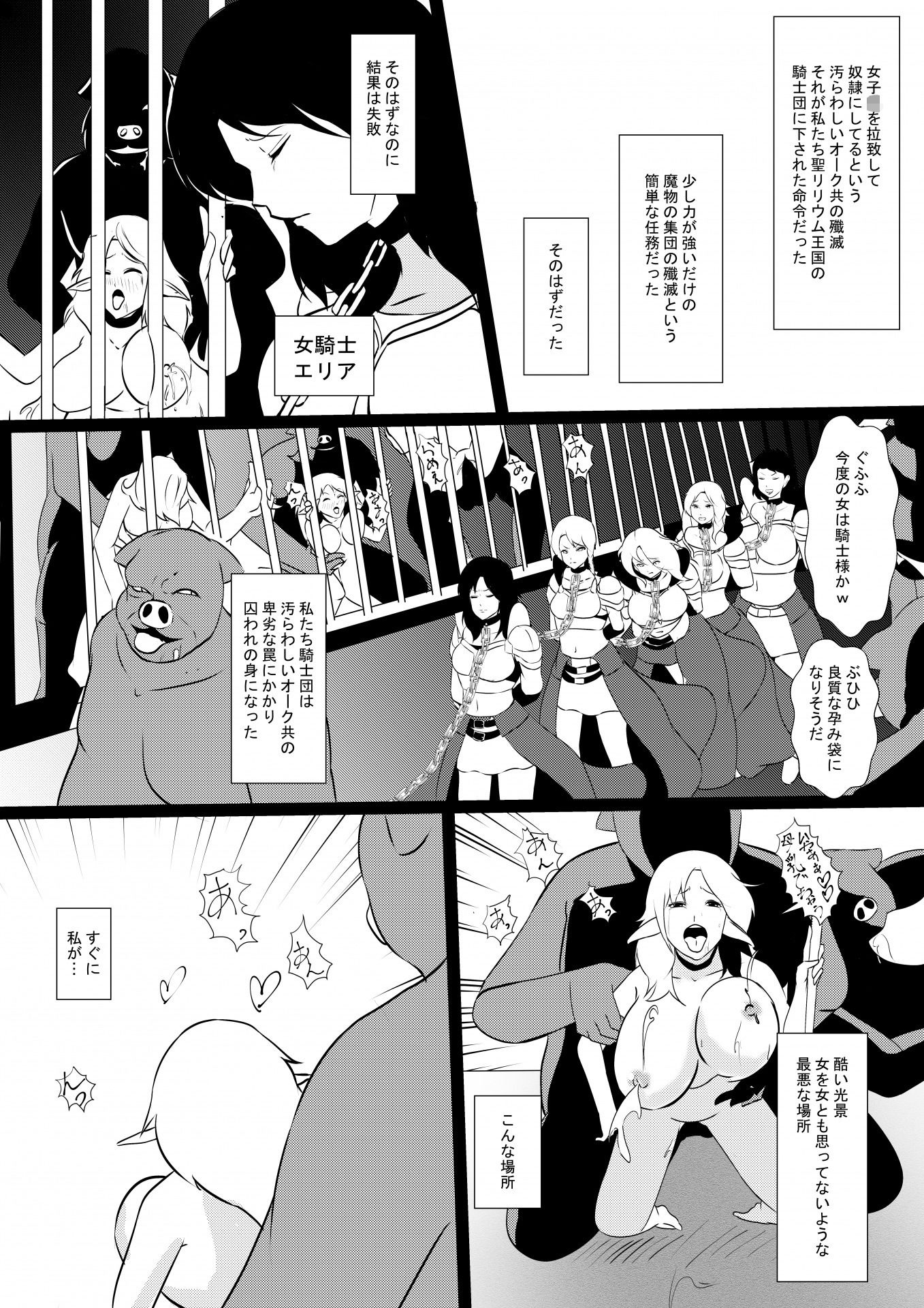 サンプル画像1:雌隷牧場〜堕ちた女騎士篇〜(しまかわ) [d_188675]