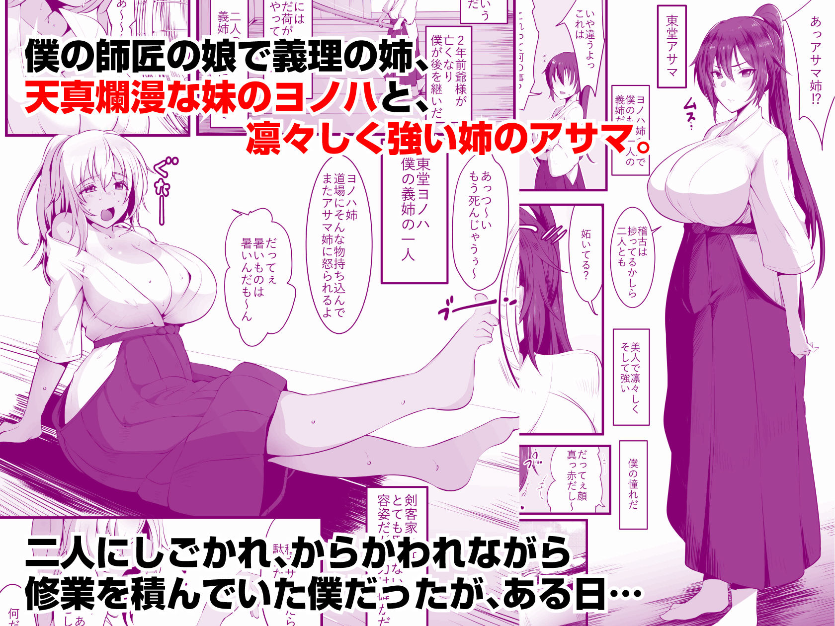 サンプル画像1:双剣姉妹〜姉とられ〜(三崎) [d_189040]