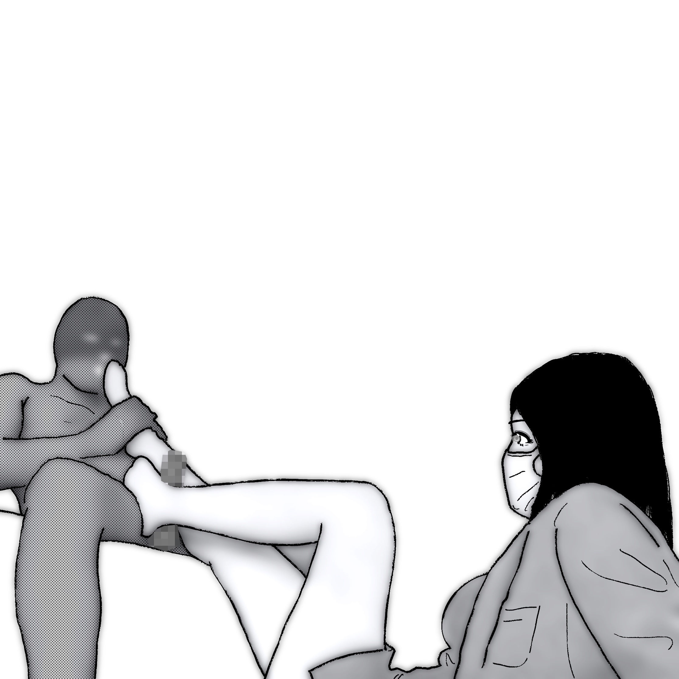 サンプル画像4:40pマスク美女にイジメられる自粛期間(48手越) [d_189509]