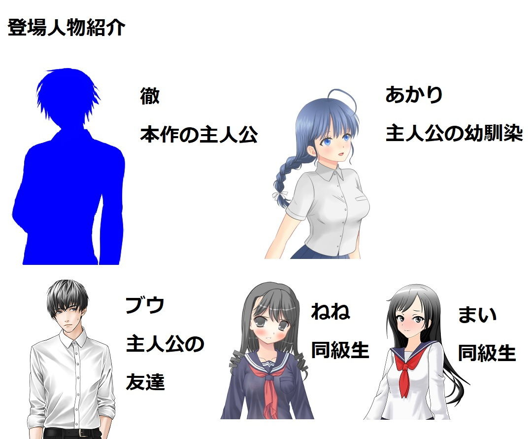 サンプル画像1:恐怖の廃校7日間(ADVゲーム風のノベルを作ることを目標とするサークル) [d_189951]