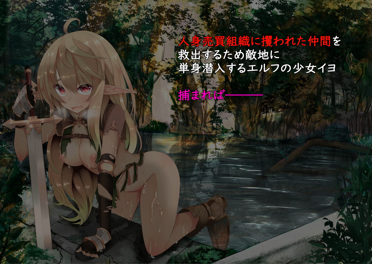 サンプル画像2:逃亡ELF総集編(白金堂) [d_190697]