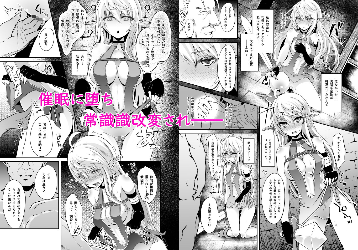 サンプル画像5:逃亡ELF総集編(白金堂) [d_190697]