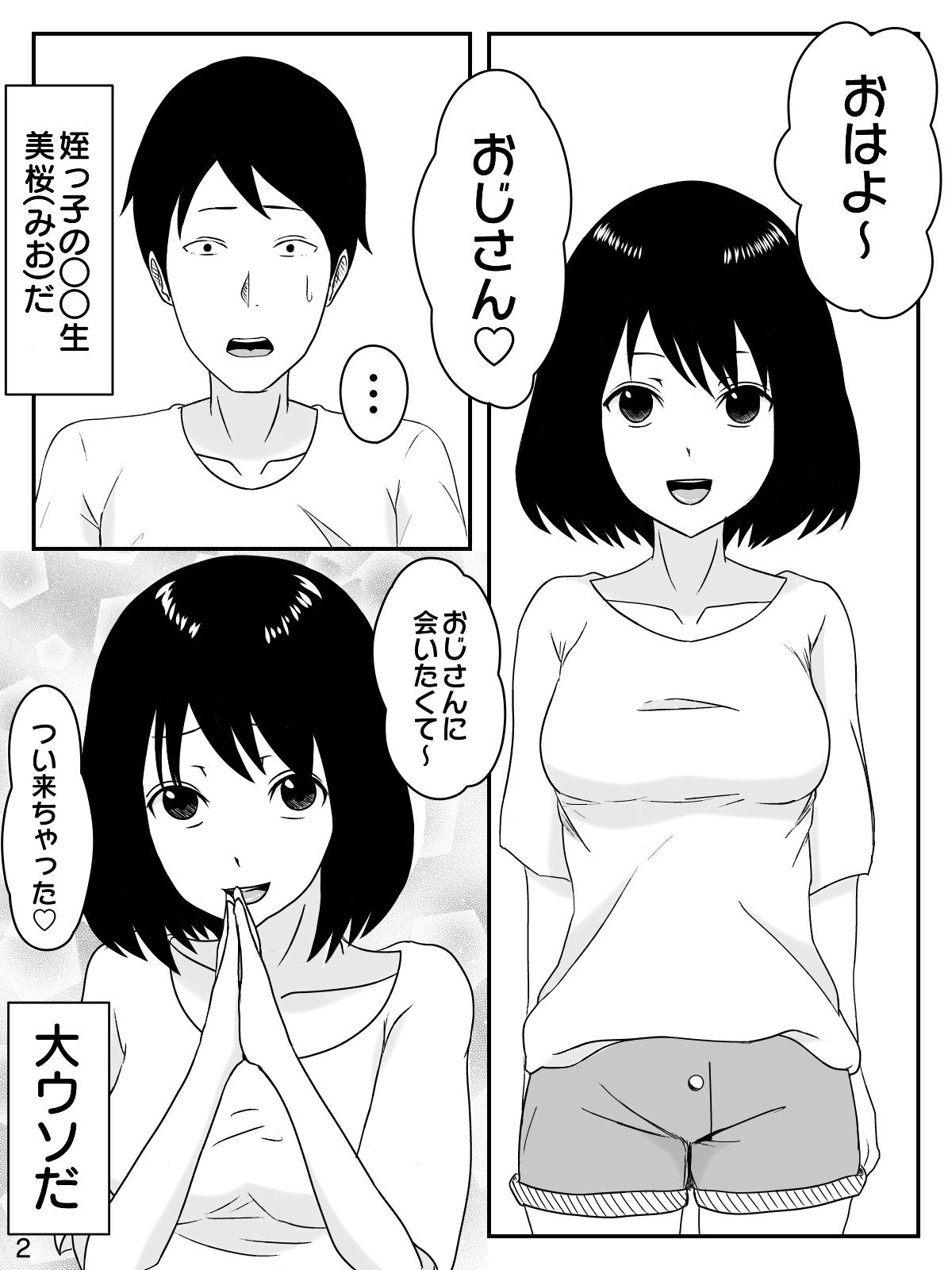 サンプル画像1:生意気姪を巨根でオトす！！(工房INUKAI) [d_191456]