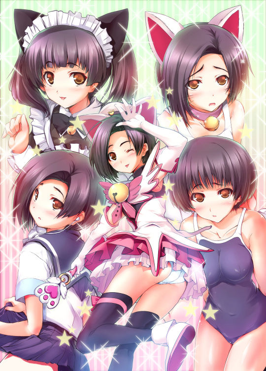 サンプル画像2:3にんあわせ(ARE) [d_191471]