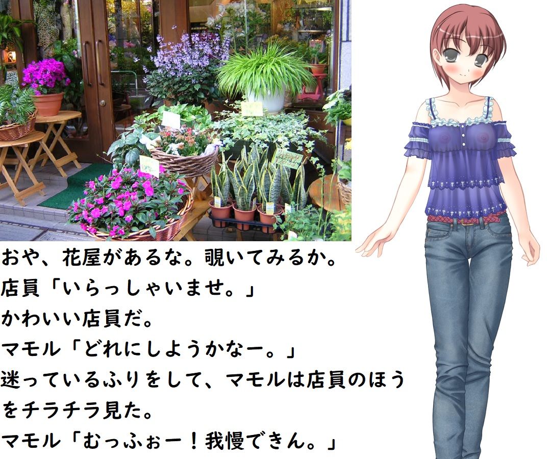 サンプル画像2:いじわる魔法の勇者マモル2(ADVゲーム風のノベルを作っているサークル) [d_191561]