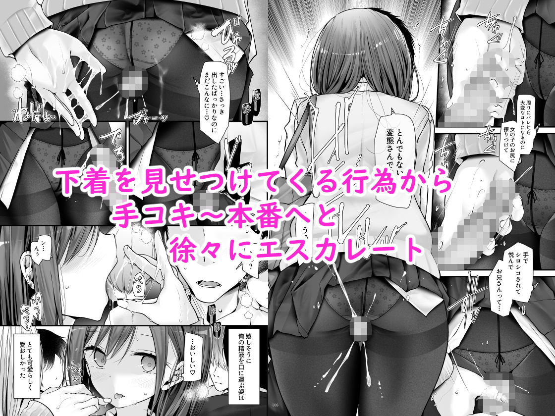 サンプル画像2:通勤道中であの娘がみだらな行為をしてくる話4(嘘つき屋) [d_193118]