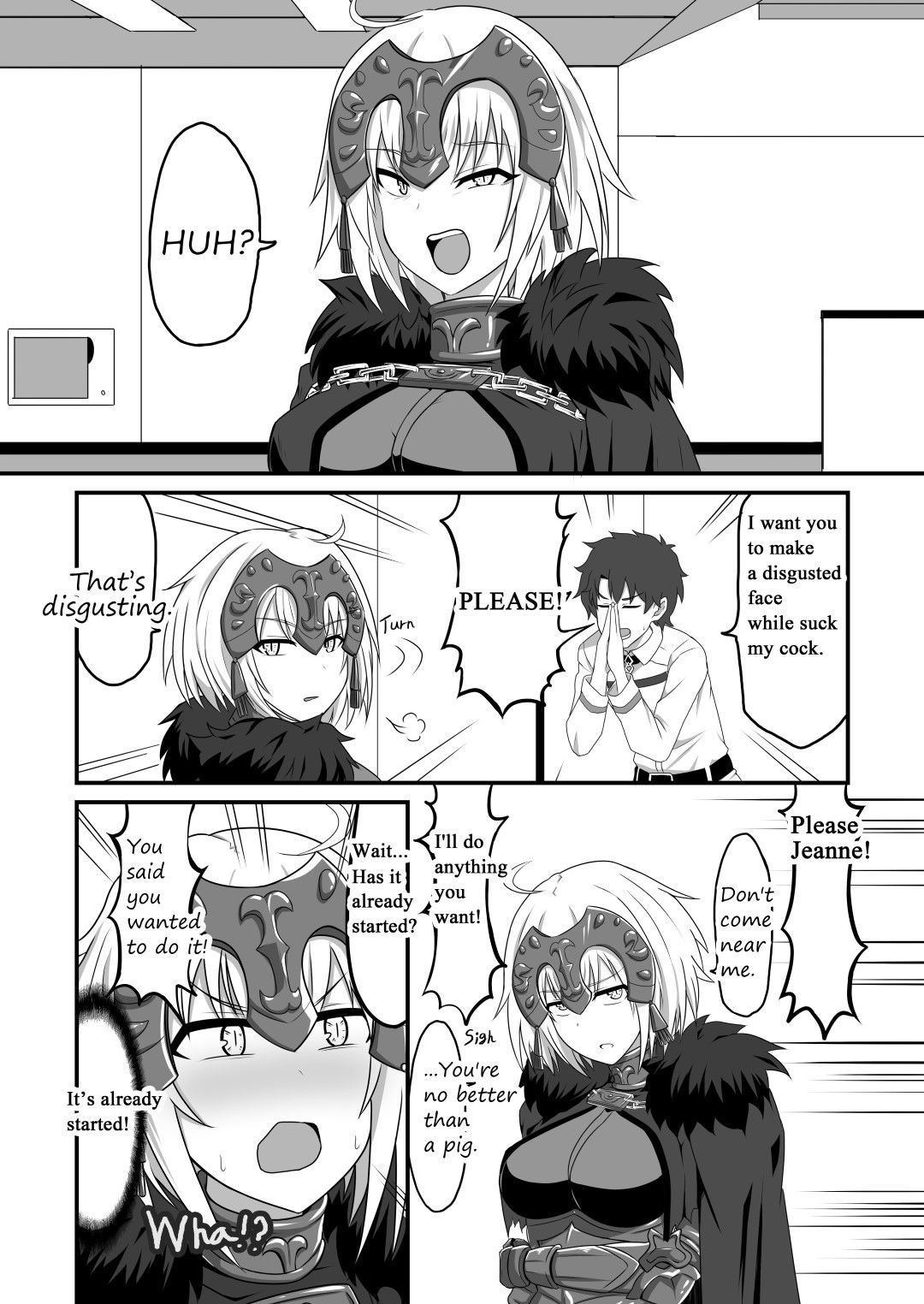 サンプル画像1:I want you to make a disgusted face while you suck my cock(迫真パチスロ部) [d_194202]