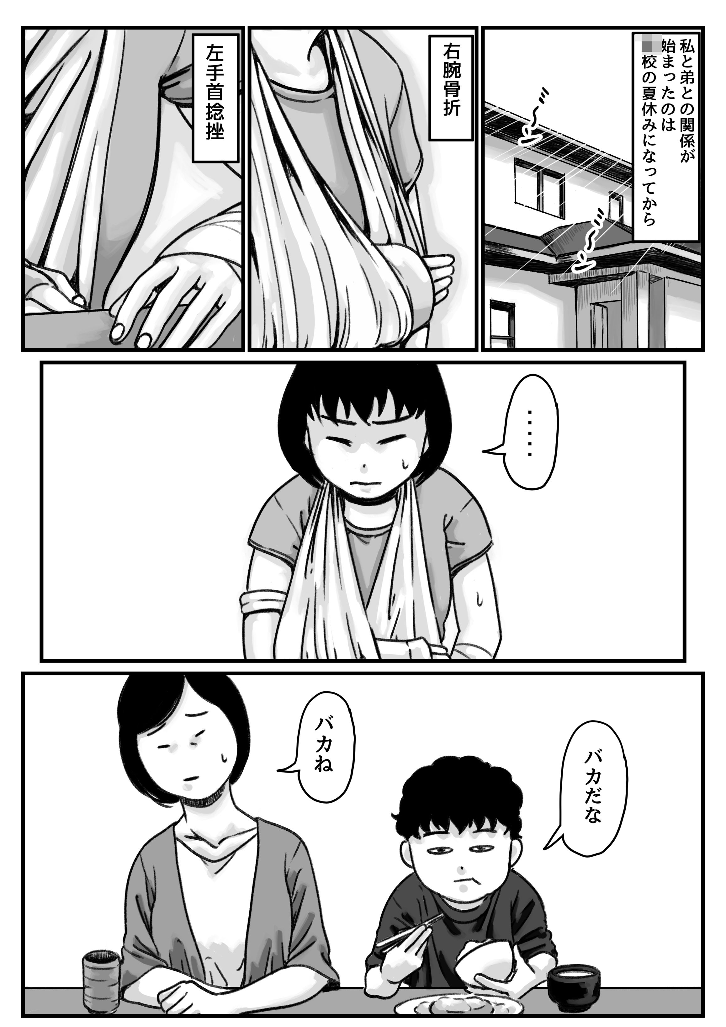 サンプル画像1:両腕が使えなくなったら弟が調子に乗りだした！ 前編(ふるべ) [d_194203]