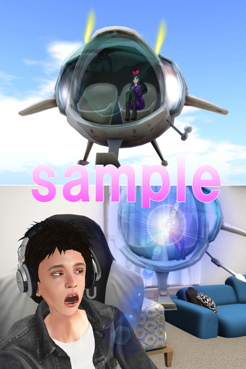 サンプル画像1:未来人メグとの奇妙な出会い(Angel) [d_194627]