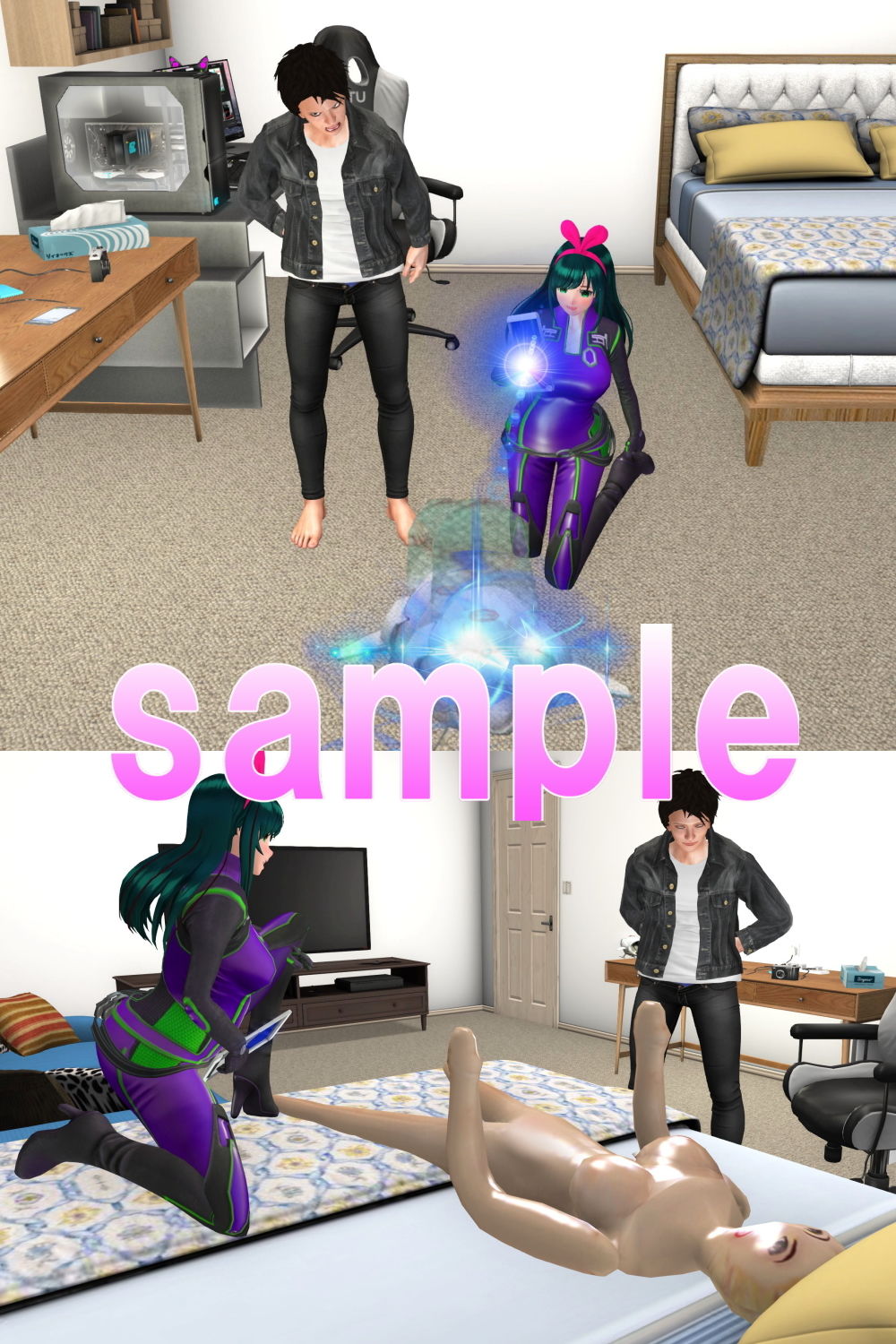 サンプル画像2:未来人メグとの奇妙な出会い(Angel) [d_194627]