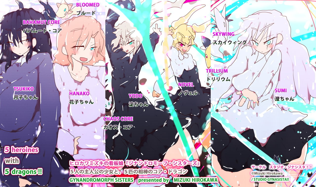 サンプル画像1:【11年目のまとめ】ジナンドロモーフ・シスターズ 設定資料集 2021/2(スタジオ・ジナシスタ！！) [d_196016]