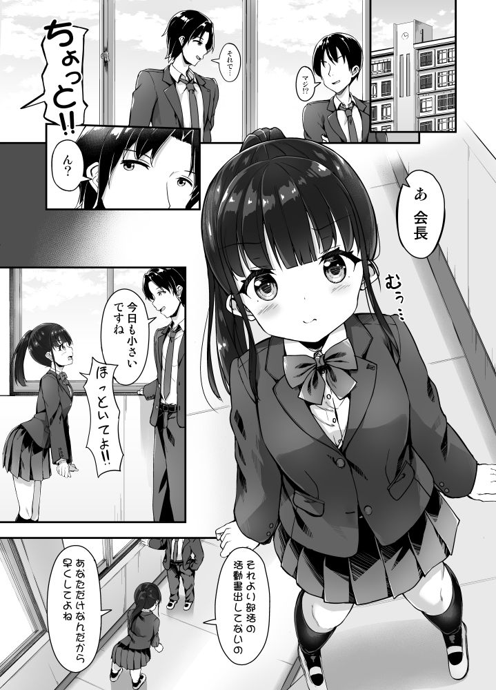 サンプル画像3:生徒会長の秘密を知ったので協力してもらった(Second Point) [d_196567]
