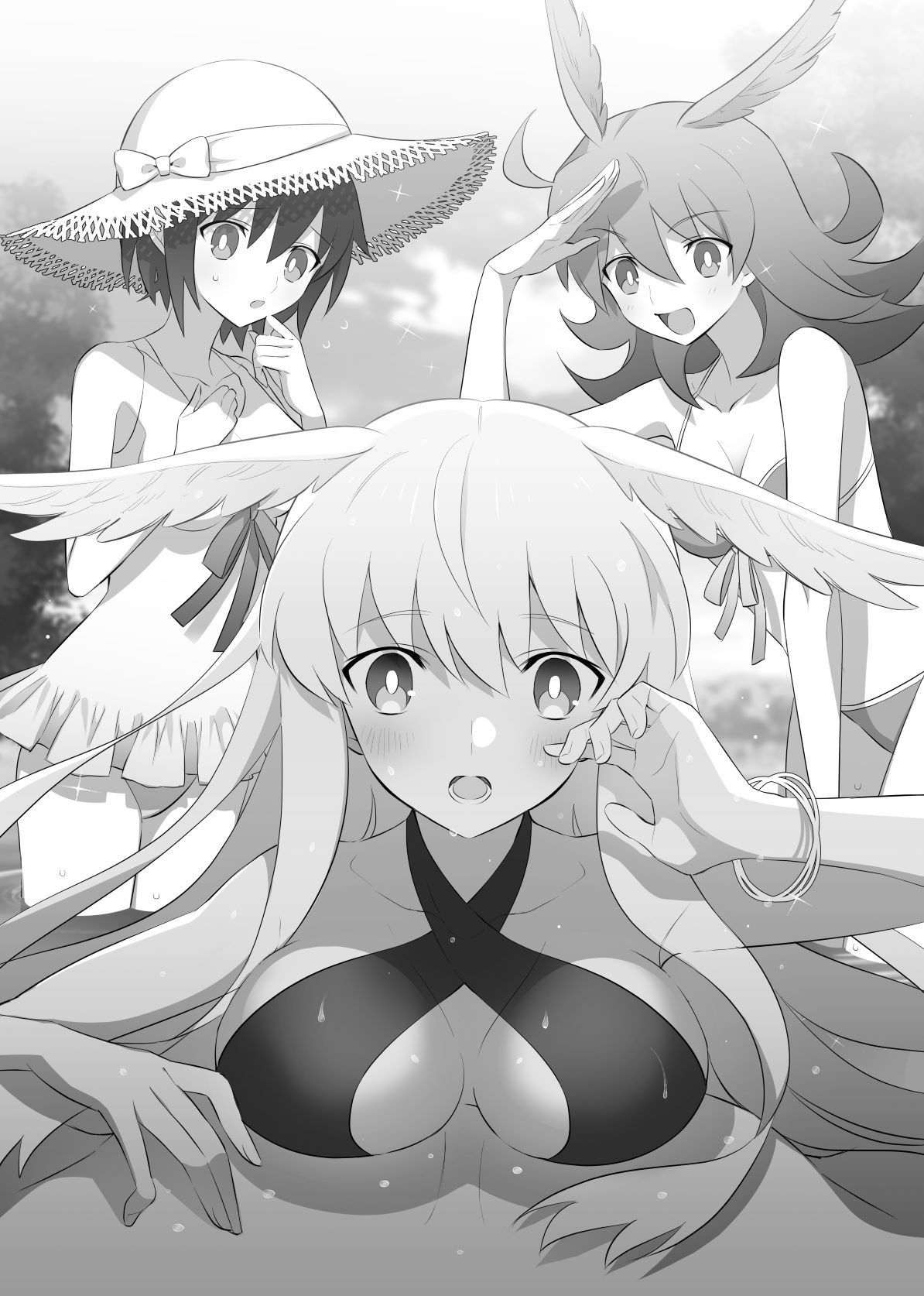 サンプル画像2:戦乙女と過ごす夏(角砂糖) [d_197954]