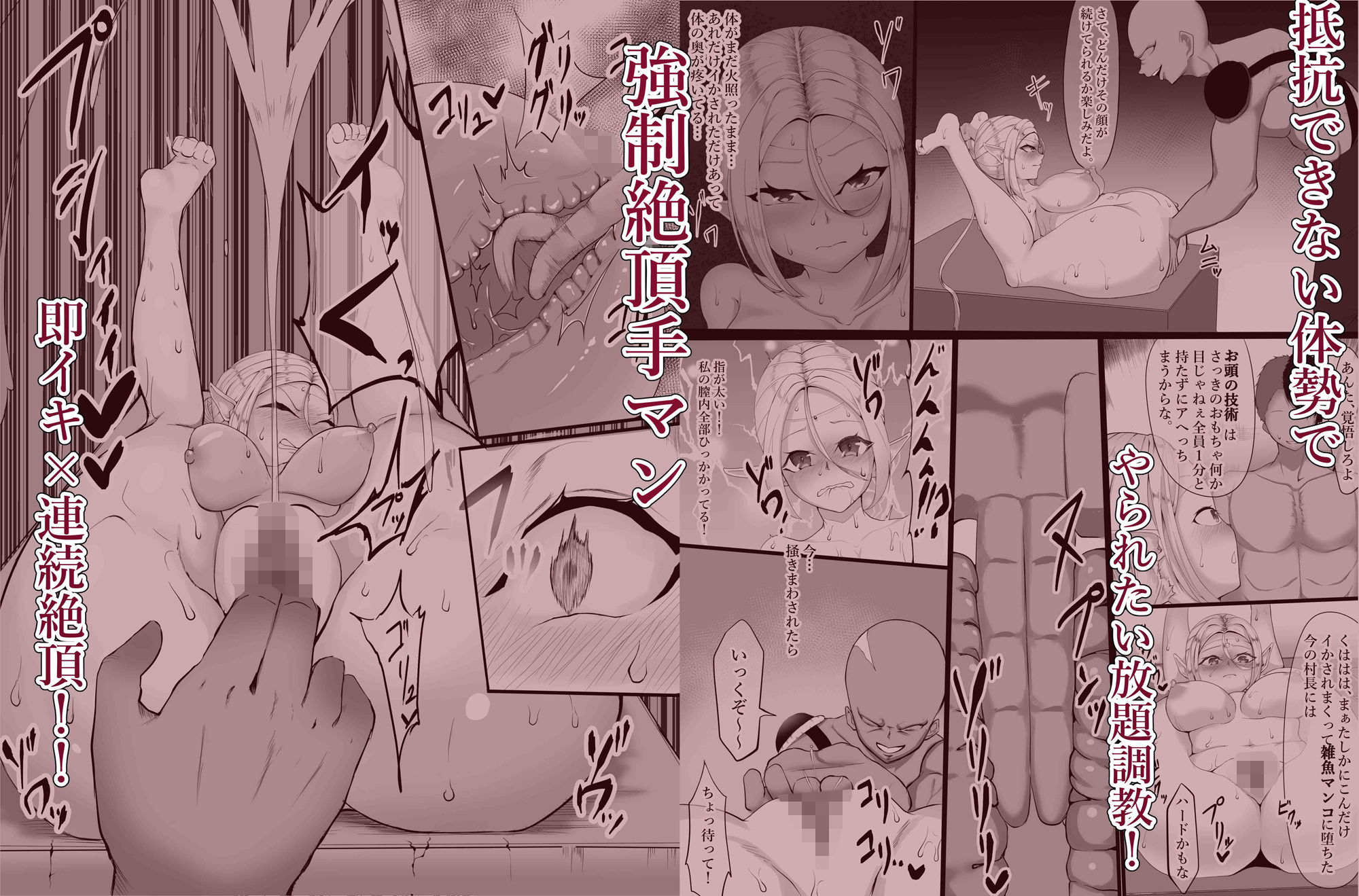 サンプル画像4:エルフ底辺奴●へと堕ちる〜調教編(帝国) [d_202739]