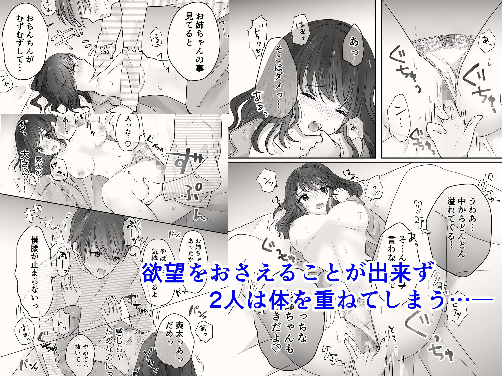 サンプル画像2:姉と弟のえっちなルーティーン(凸があれば凹がある。) [d_203129]