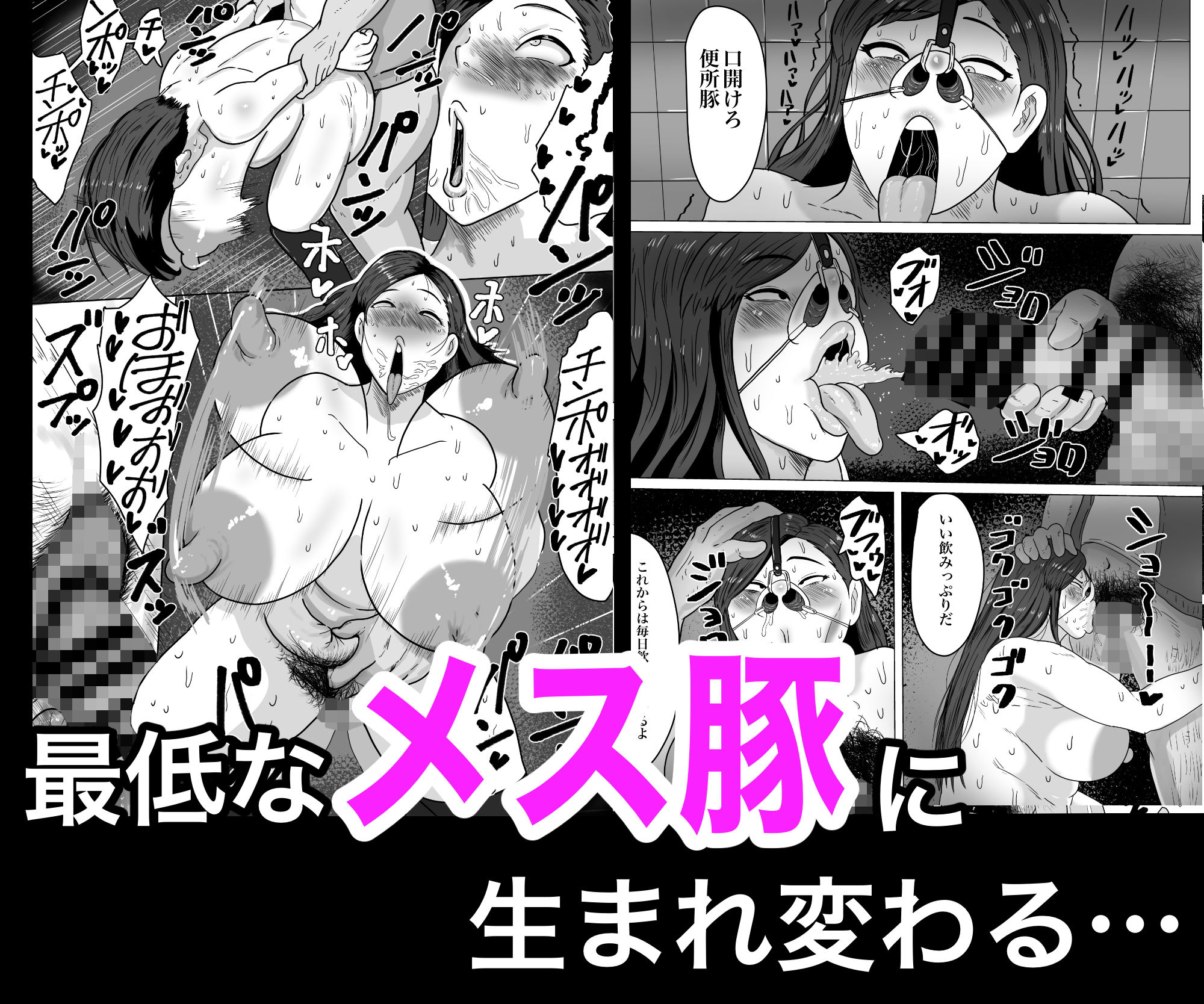 サンプル画像4:黒髪JKの変態(NFフリーク) [d_203535]