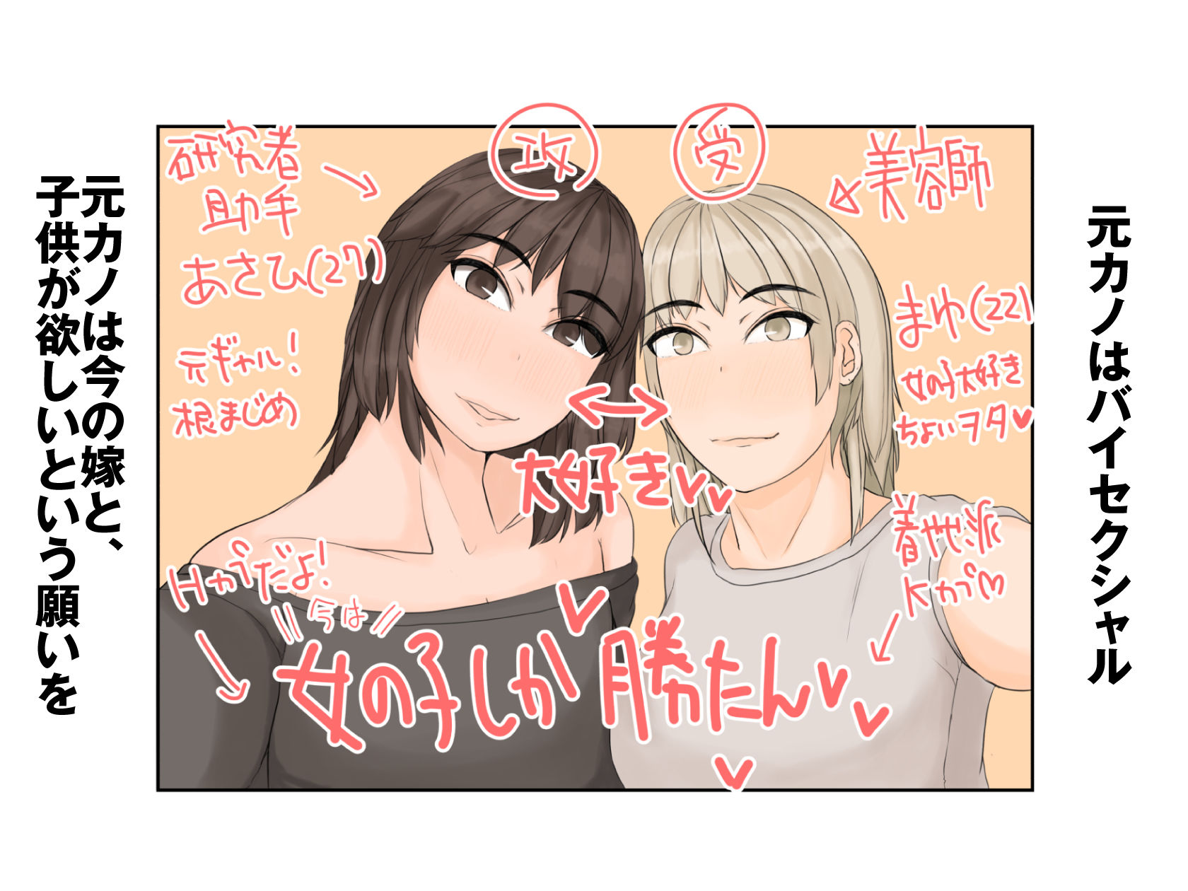 サンプル画像3:わたしたちを孕ませて？(やねうらべや) [d_206194]