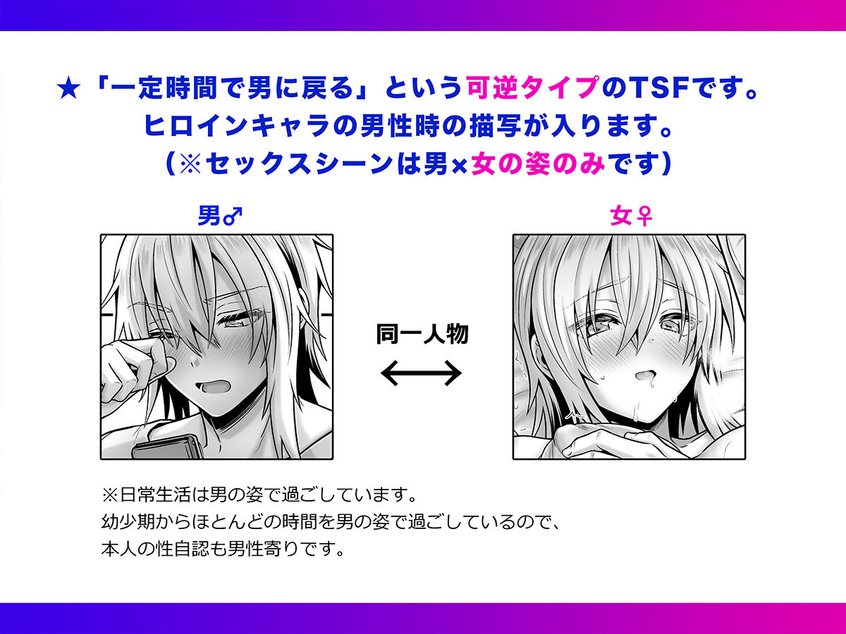 サンプル画像6:俺の親友はTS（性転換）体質 総集編1(UTEN＋) [d_206224]