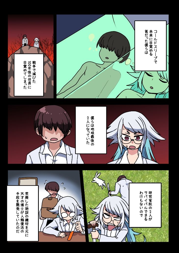 サンプル画像2:マッドサイエンティストが崩壊世界で理想郷を造る指輪を造った話(肉喰くらり) [d_207885]