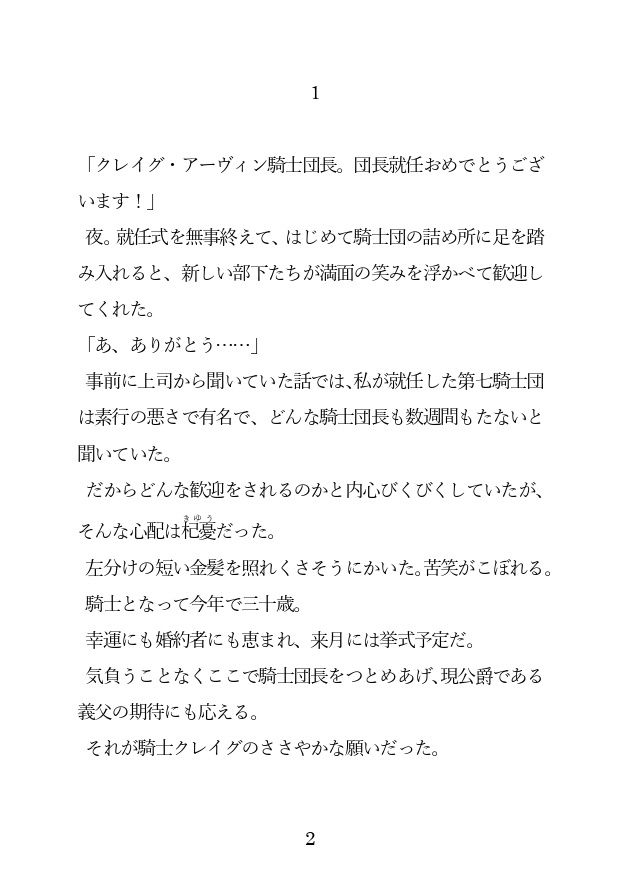 サンプル画像1:『結婚間近』で騎士団長たる私が部下たちのオナホなんかになるわけないっ！(uniya) [d_208047]