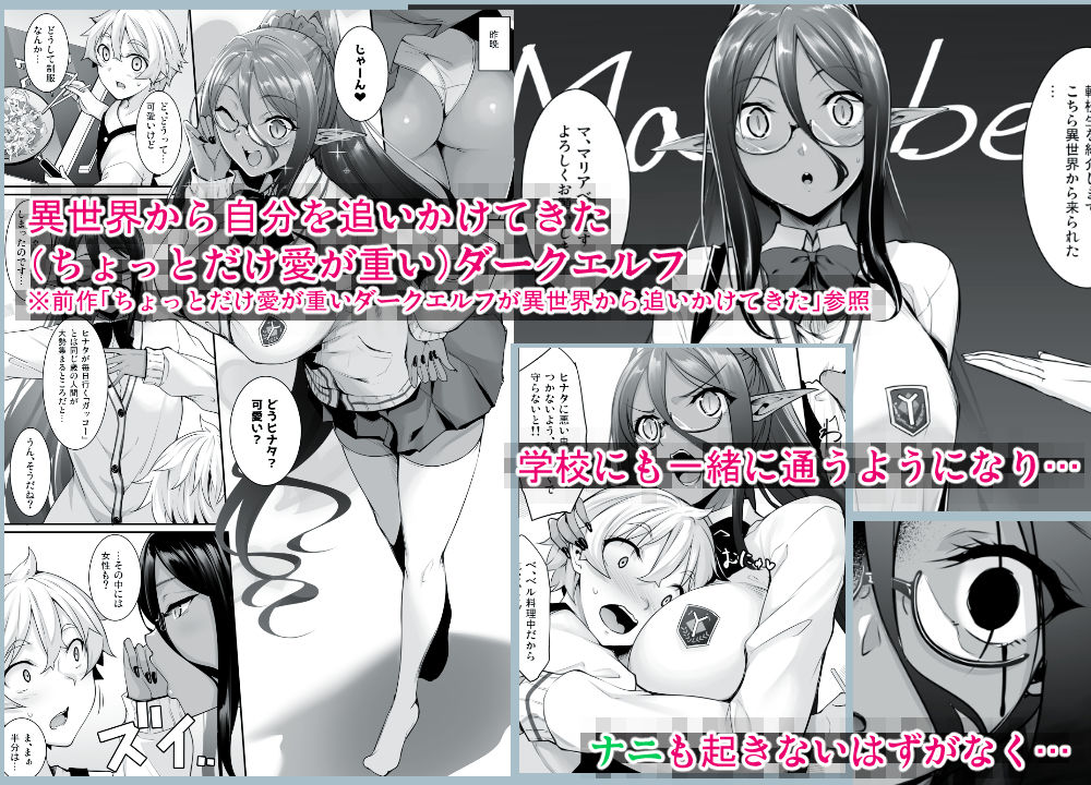 サンプル画像1:ちょっとだけ愛が重いダークエルフが異世界から追いかけてきた2(In The Sky) [d_208753]