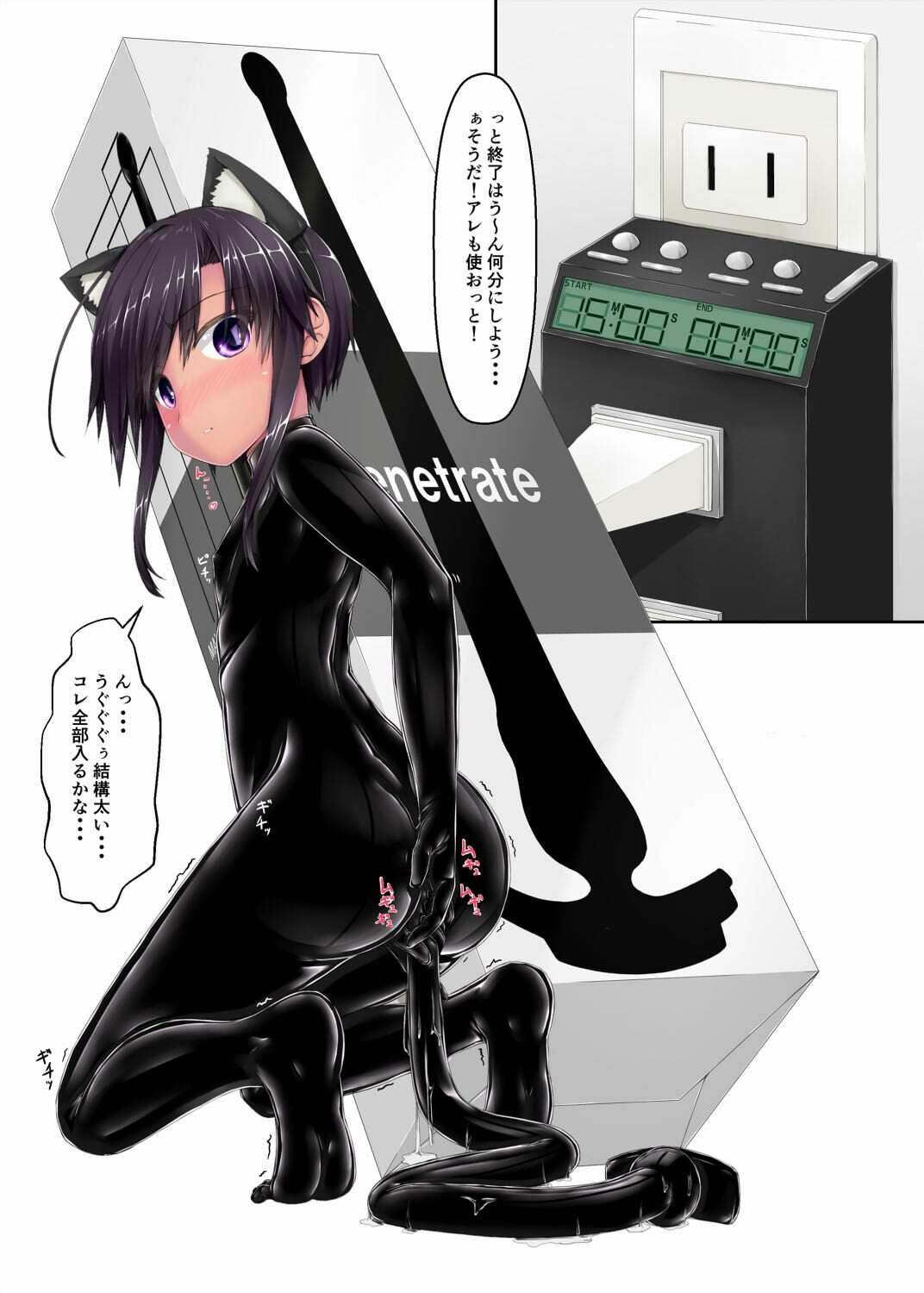 サンプル画像1:クロネコアルバム(妄想美術部) [d_209563]