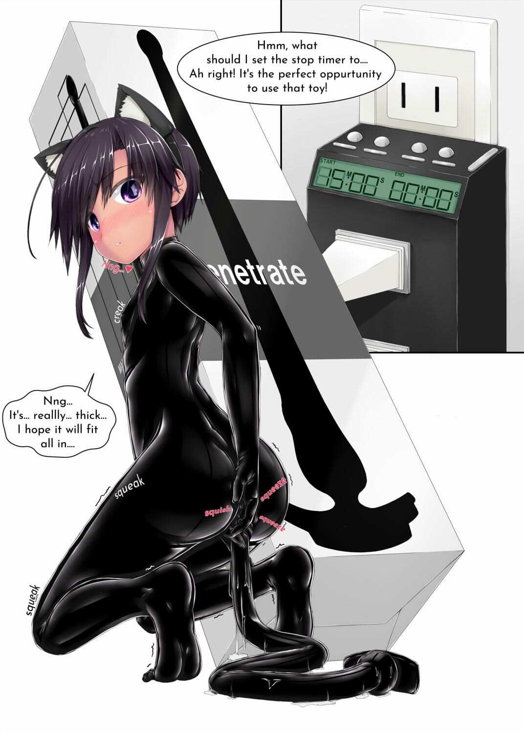 サンプル画像1:Kuroneko Album -English-(妄想美術部) [d_209564]