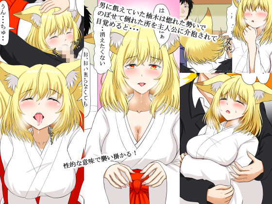 サンプル画像2:巫女狐抱っこ体験記(ロマンクラフト) [d_209709]