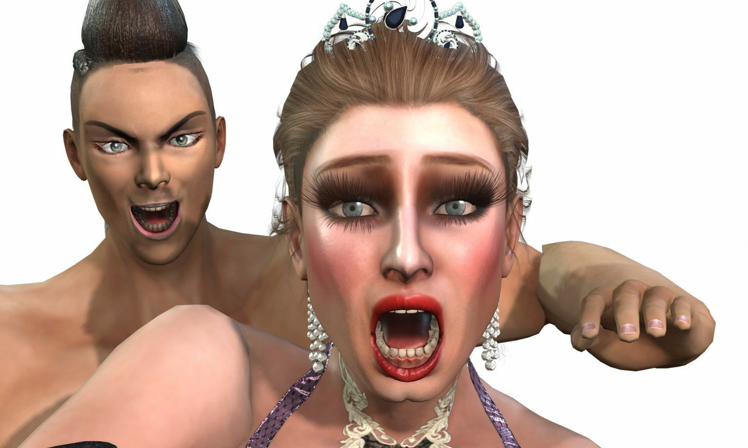 サンプル画像1:熟ママは正義のヒロイン 悪の軍団との闘い(パラダイスシティ) [d_209903]