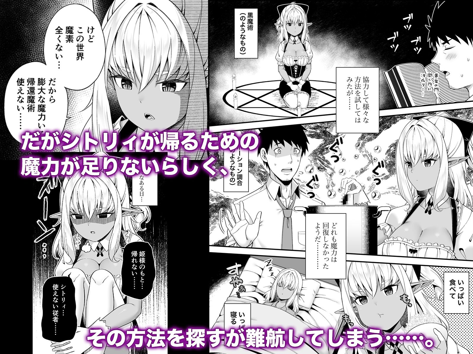 サンプル画像2:異世界メイドと1Rの主(ふじ家) [d_210066]