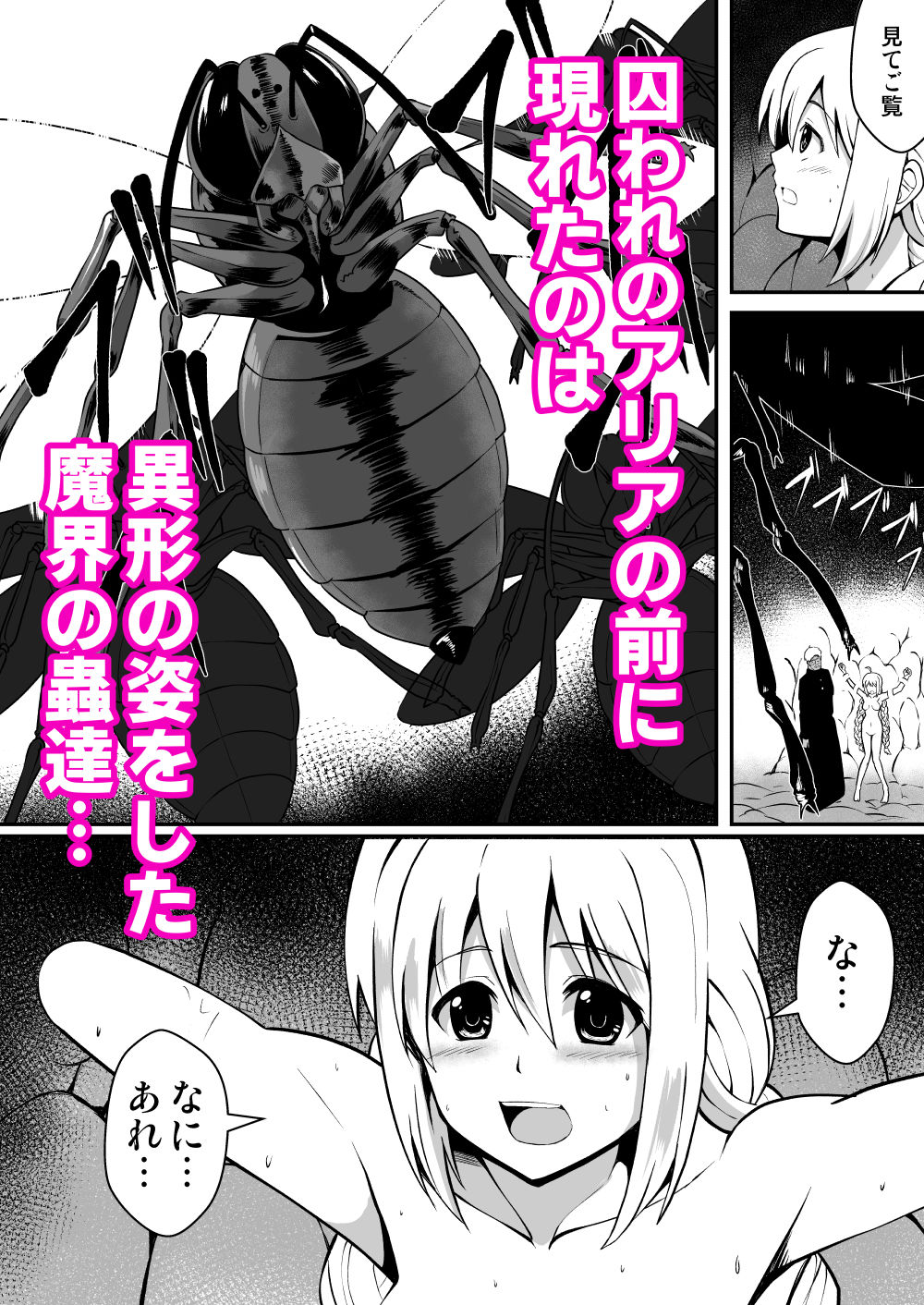 サンプル画像2:修道少女アリア〜母胎蟲姦 魔王出産〜(Milk Dipper) [d_212739]