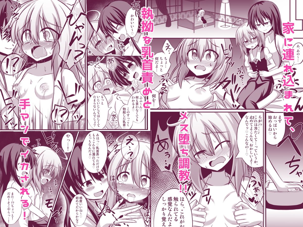 サンプル画像2:TSメス堕ち〜女の子にされてラブラブ百合セックス〜(トリプラ少年) [d_213516]