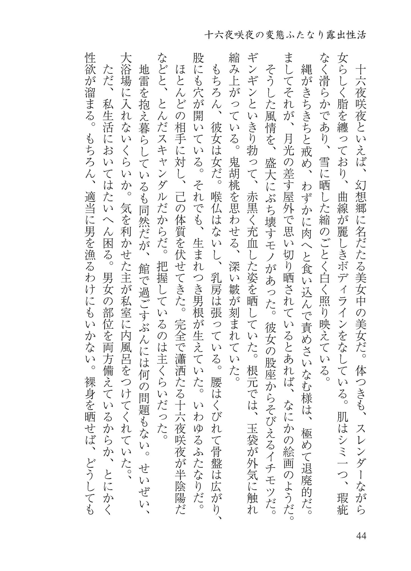 サンプル画像1:十六夜咲夜のドスケベ性活(わめしば) [d_213818]