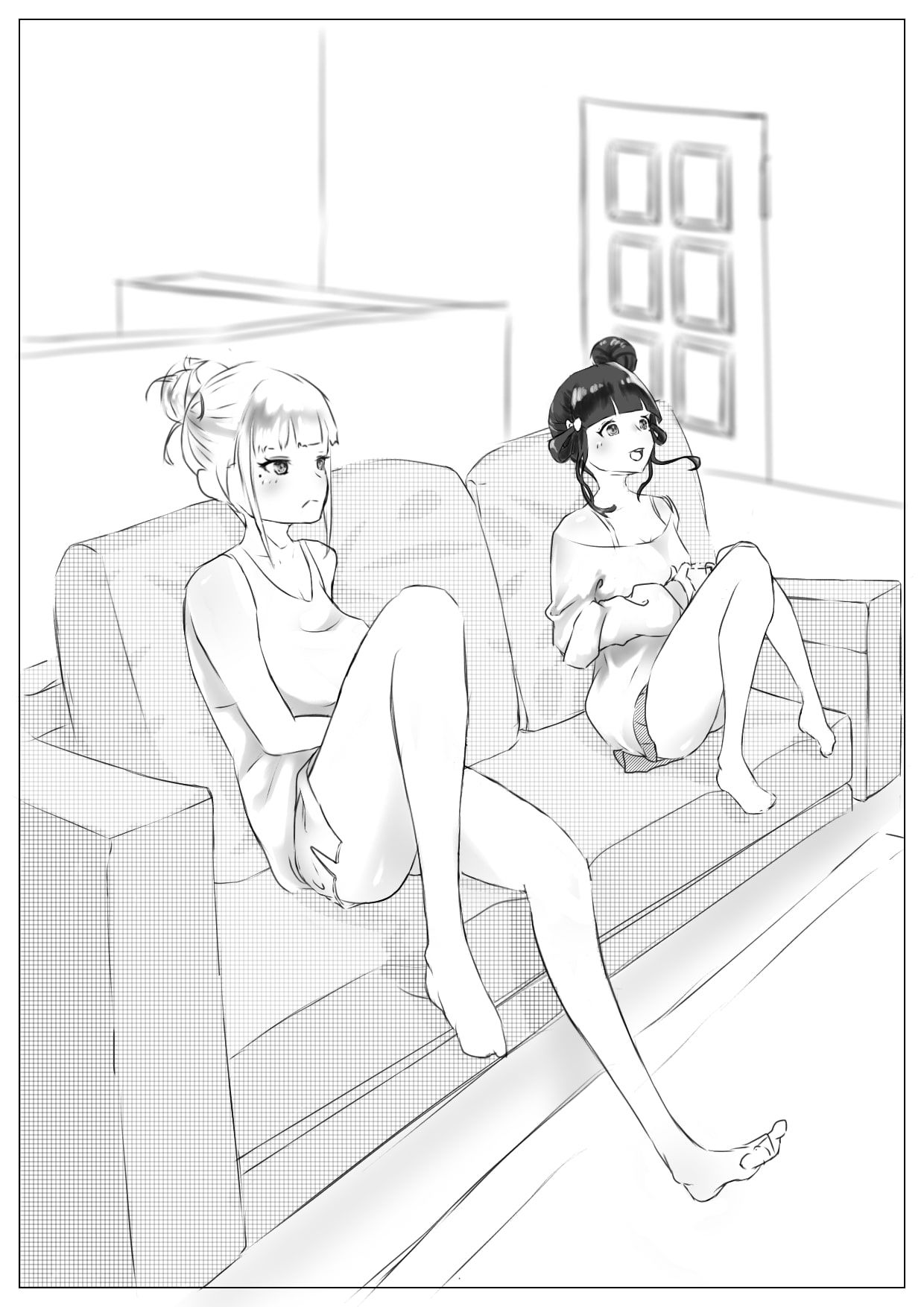 サンプル画像2:狙われ姉妹(ネイバー) [d_214072]