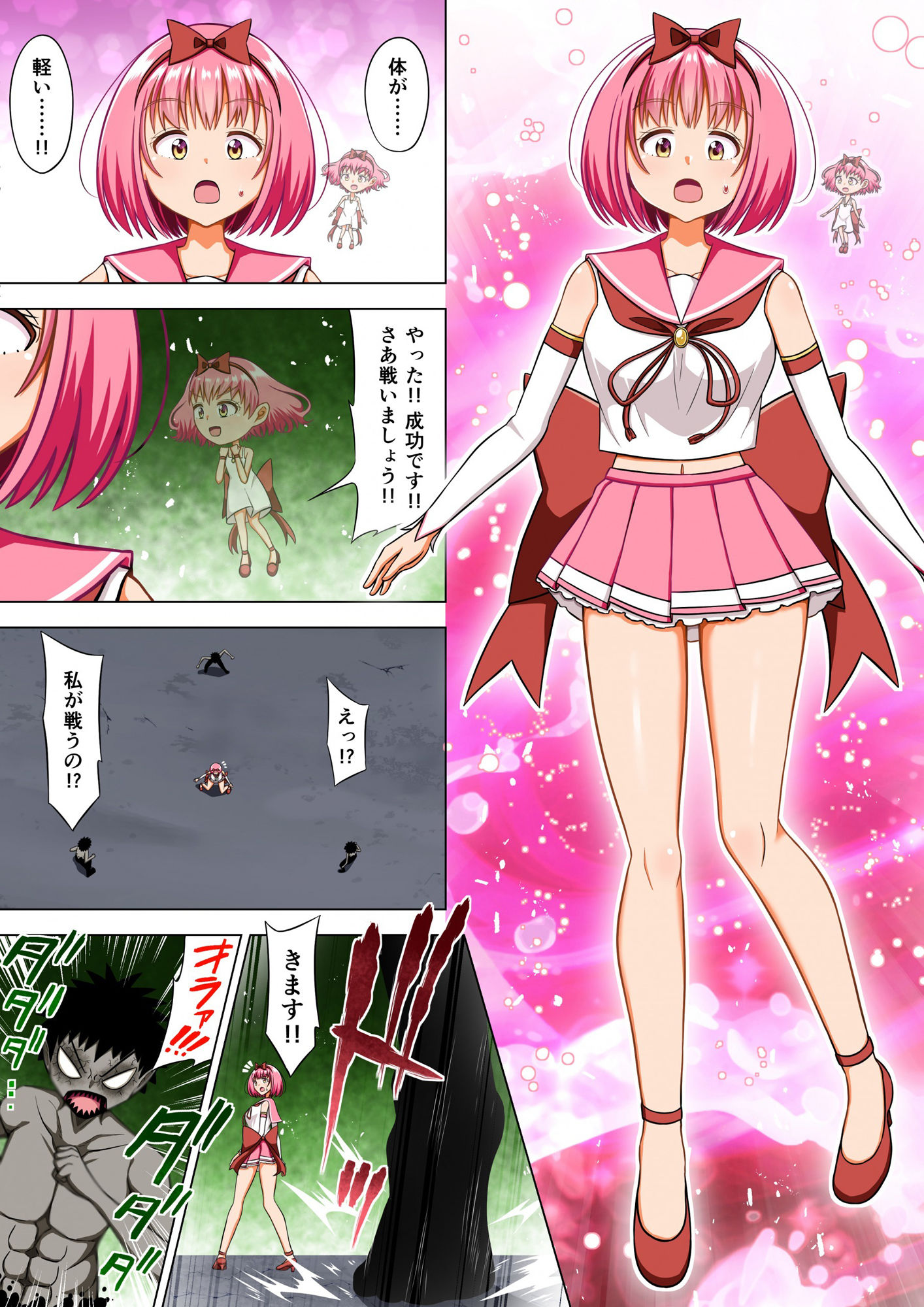 サンプル画像3:魔法戦士セーラーピンク(クロホルモン) [d_214106]