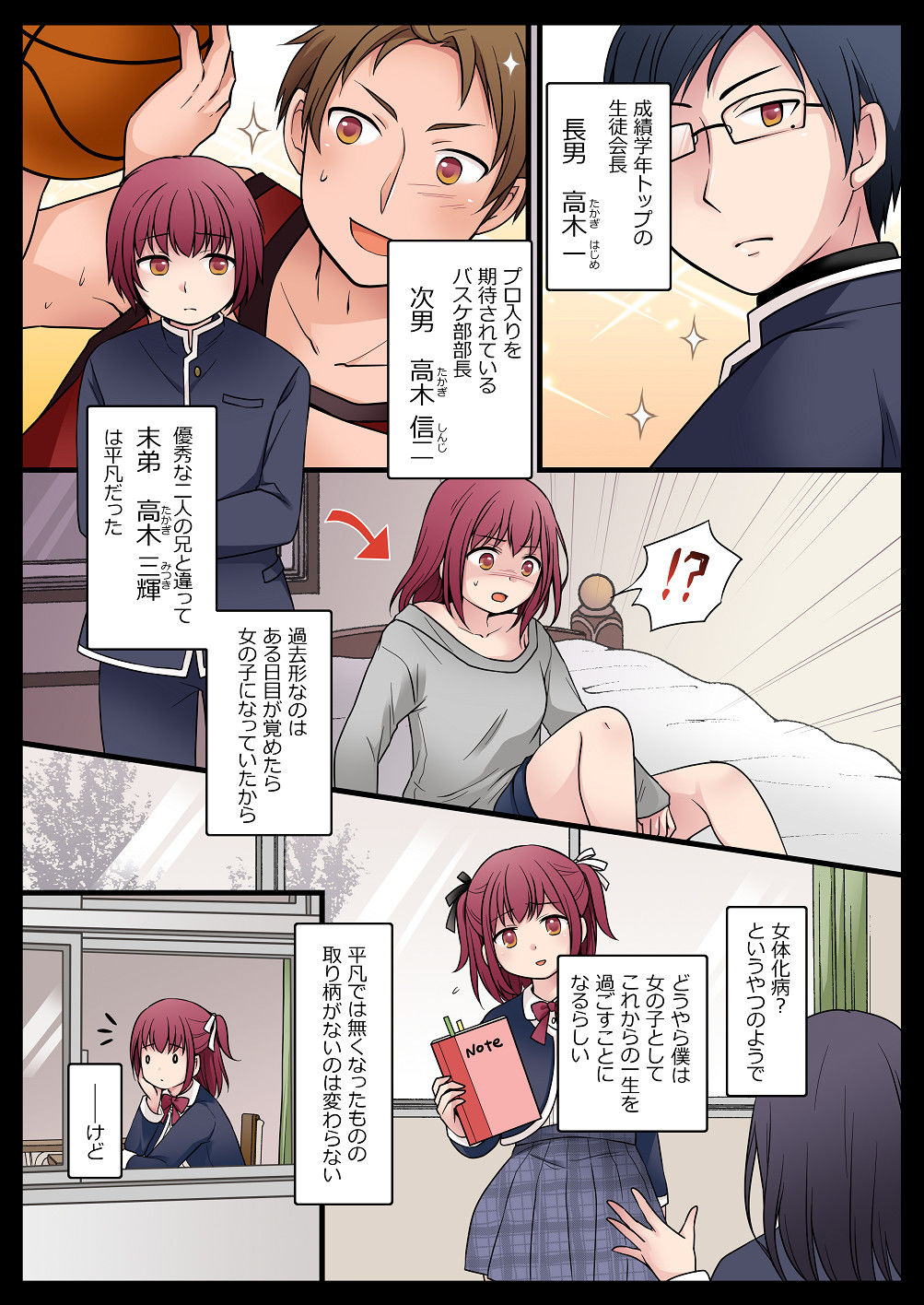 サンプル画像1:TSして兄達の性処理係になった僕のとある一日(Story Circle) [d_214183]