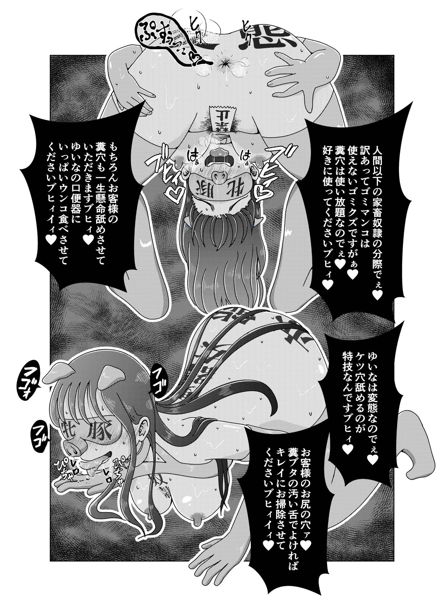 サンプル画像2:便所奴●アイドルゆいな2〜同性イジメ調教編〜(鬼天裂大百禍) [d_215120]